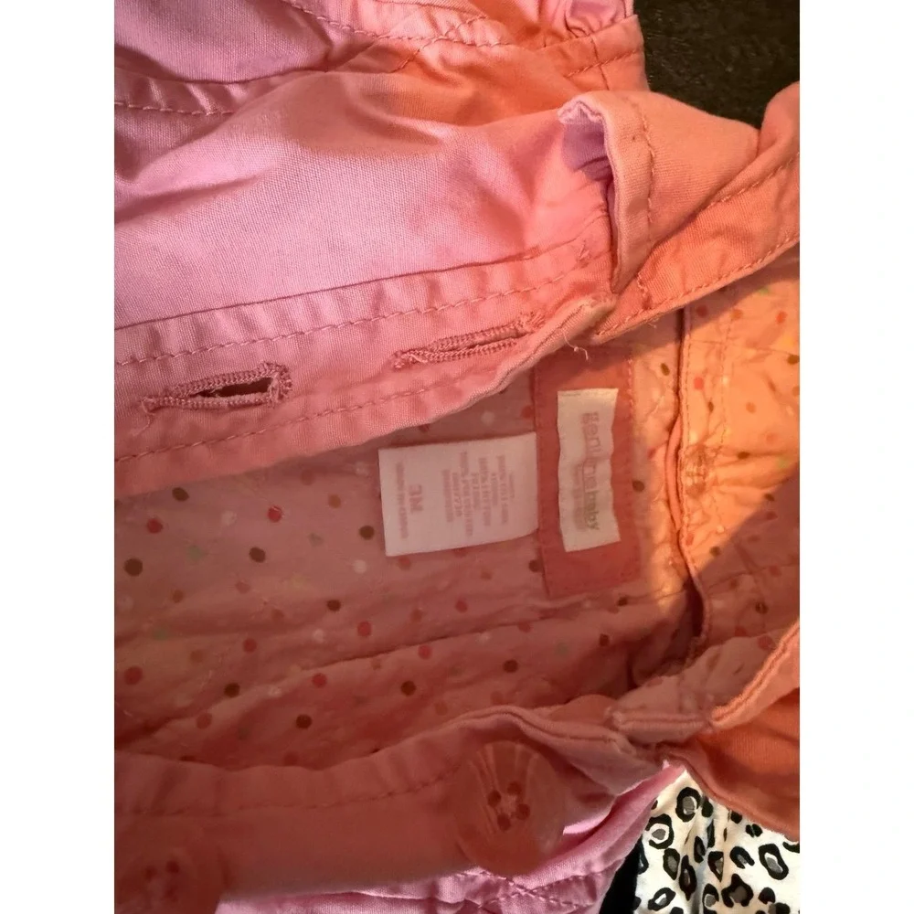 Baby Girl Clothes Lot 0-6M Carters Genuine Baby Jacket Robe Rompers 13pc Bundle